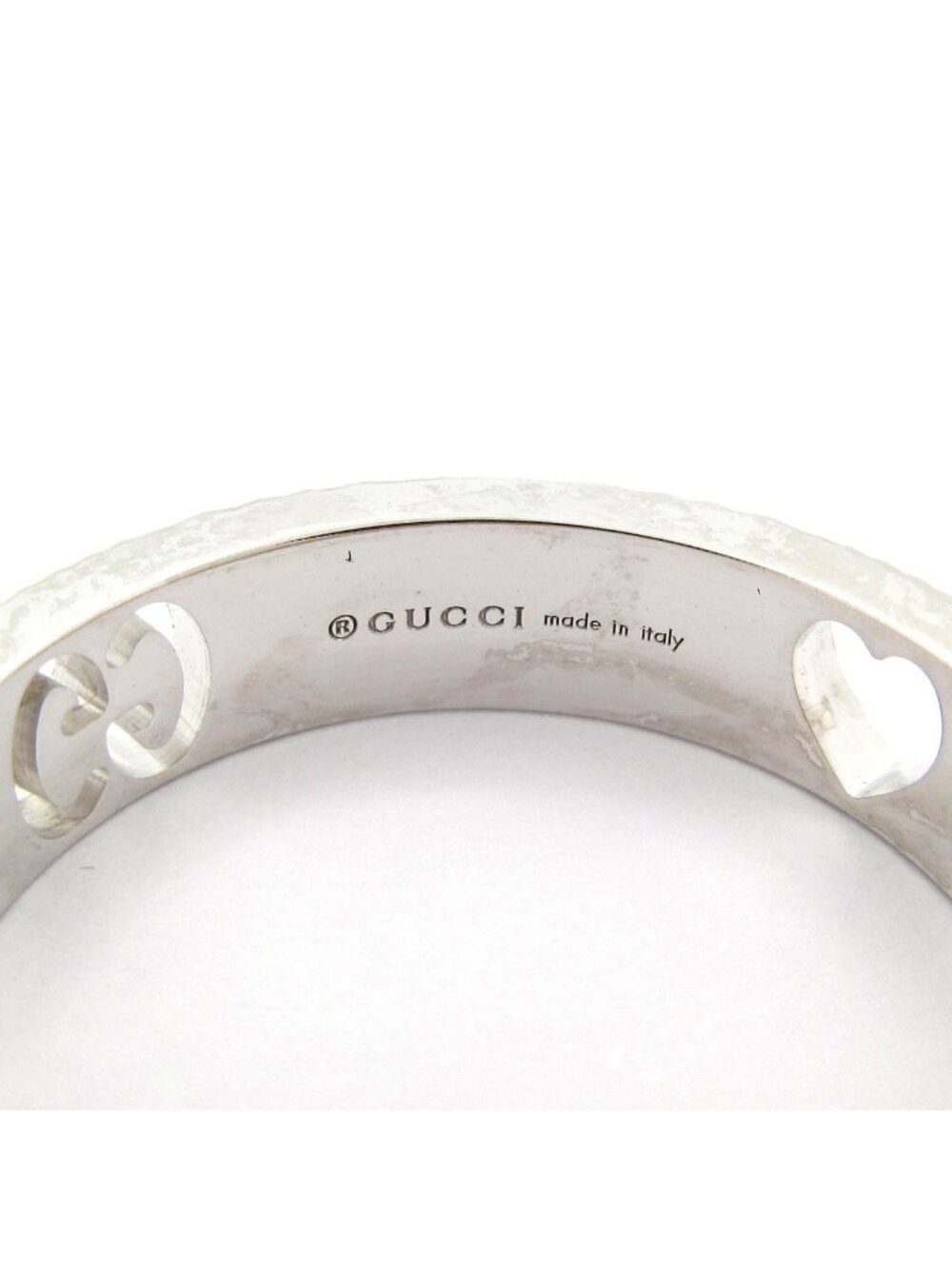 ★SOLD★ Gucci Ring Icon 18k White Gold - Picture 6 of 9